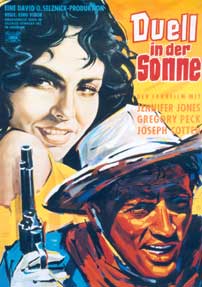 Kinoplakat „Duell in der Sonne“, Entwurf: Heinz Nacken